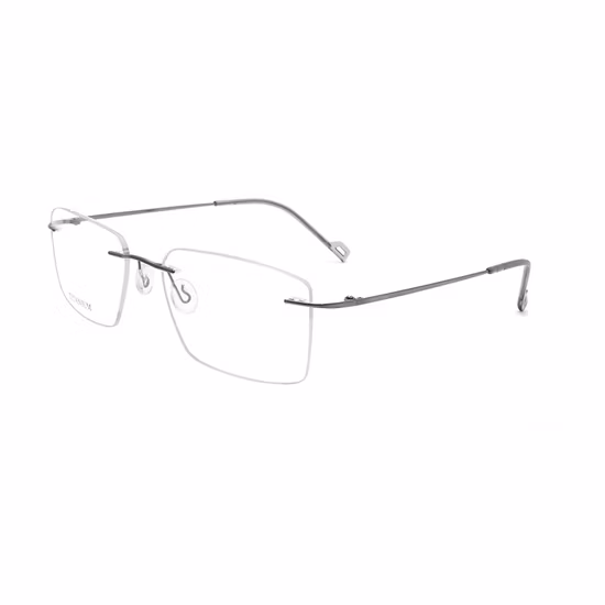 2023 Rimless Executive Optical Glasses Beta Titanium Frame Titan Metal Eyeglasses Eye Glasses Frames for Men